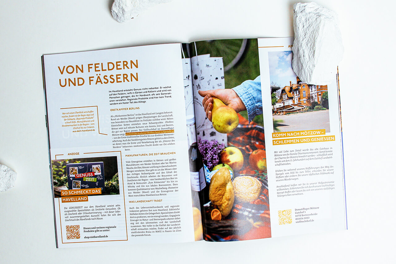 Vegane Havelland Broschüre