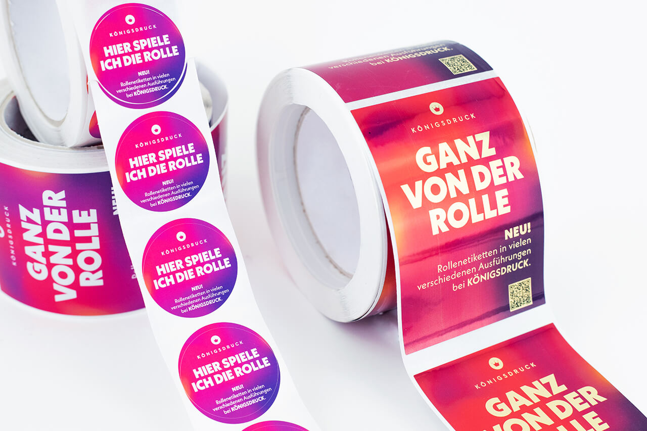 Rollenetiketten drucken