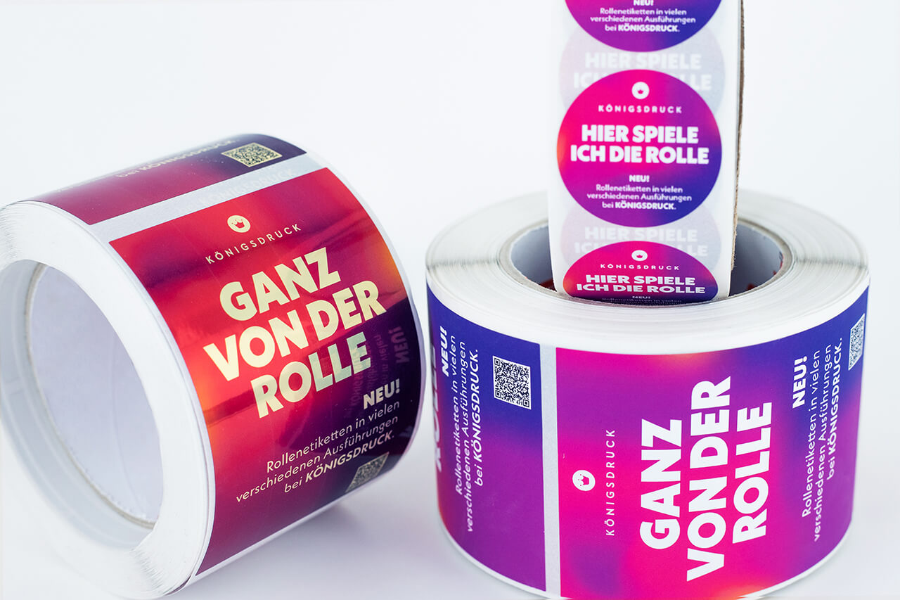 Rollenetiketten drucken