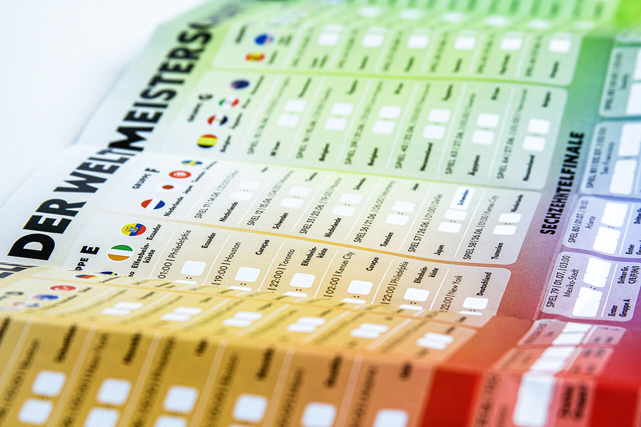 Fußball EM- & WM-Spielplan drucken